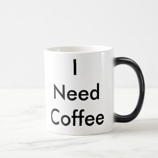 "I Need Coffee" Coffee Mug