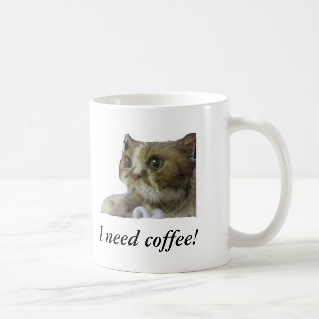 I need coffee! mug (Right)