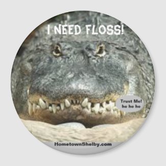 I need floss! fun magnet