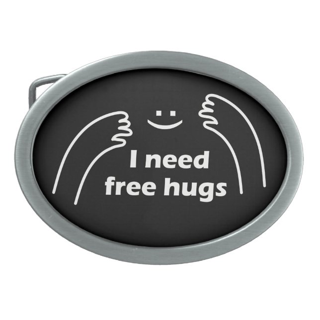 I need free hugs baby T-Shirt Belt Buckle (Front)