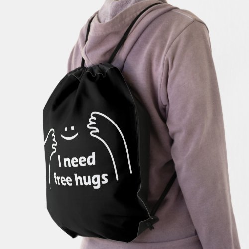 I need free hugs baby T_Shirt Drawstring Bag