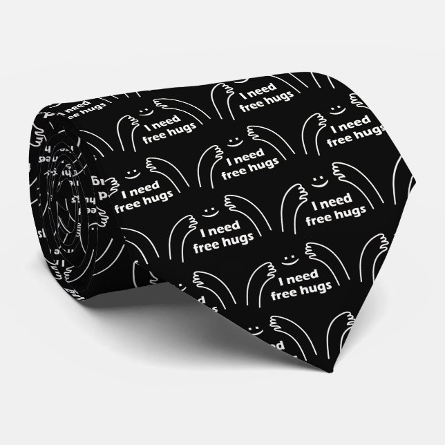 I need free hugs baby T-Shirt Neck Tie (Rolled)