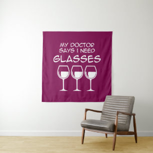 I need glasses tapestry
