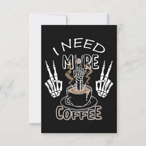 I need more coffee gifts for halloween thank you card