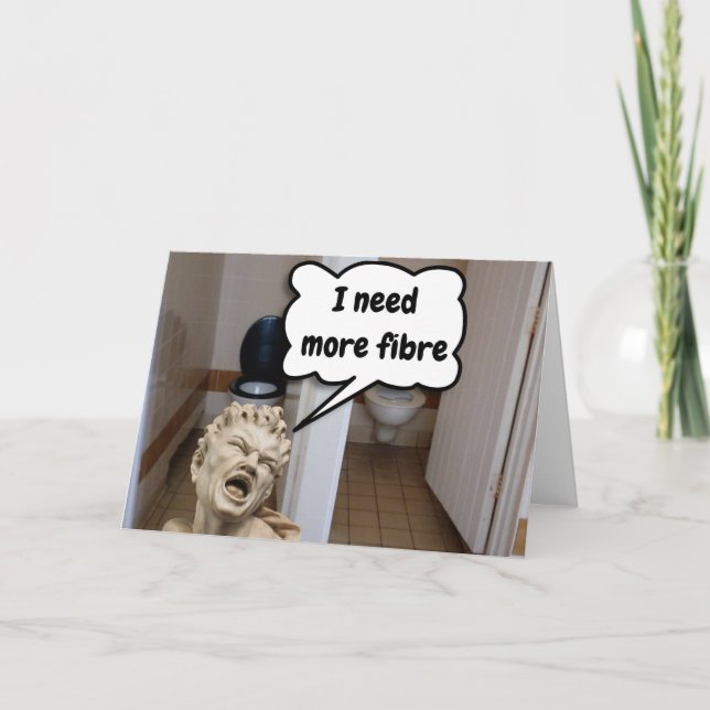 I need more fibre. card (Front)