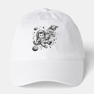 I Need More Space Funny Cat Astronaut Hat