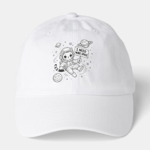 I Need More Space Funny Cat Astronaut Hat
