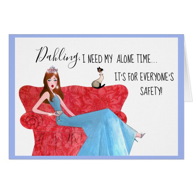 “I Need My Alone Time!” Cards (Front Horizontal)
