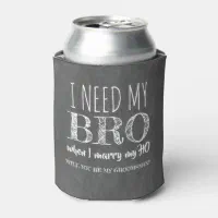 Two-Tone Drink Koozie - Groovy Groomsmen Gifts