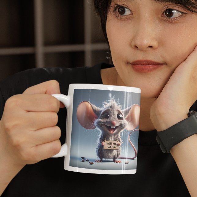 I Need My Coffee Giant Coffee Mug (Creator Uploaded)