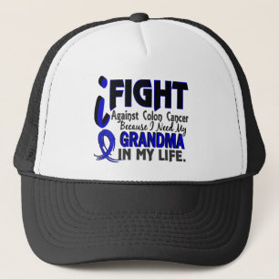 I Need My Grandma Colon Cancer Trucker Hat