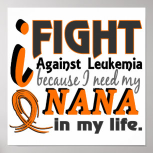 I Need My Nana Leukemia Poster
