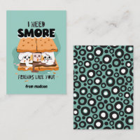 I Need Smore Friends Like You Classroom Valentine