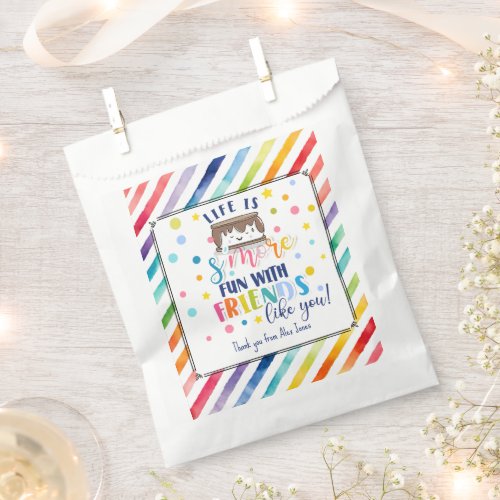 I need smore friends like you favor teacher gift favor bag