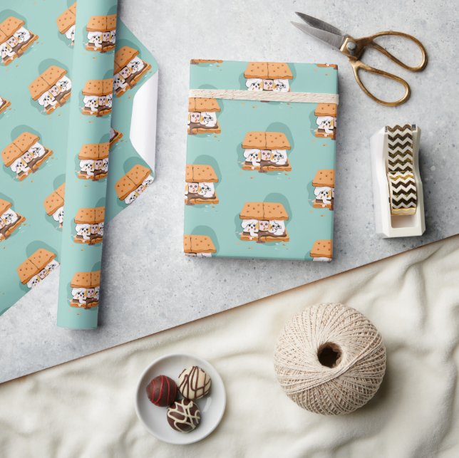 I Need Smore Friends Like You Valentine Wrapping Paper (Crafts)