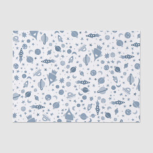 I Need Some Space UFO Rocket Planet Pattern Gift Tissue Paper