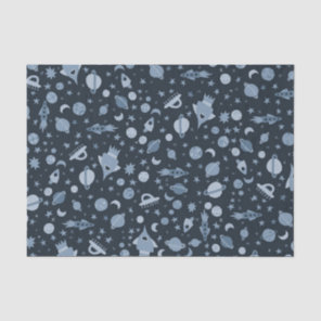 I Need Some Space UFO Rocket Planet Pattern Gift Tissue Paper