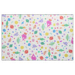I Need Some Space Universe UFO Pattern Fabric