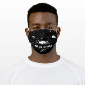 I need Space Adult Cloth Face Mask (Worn)