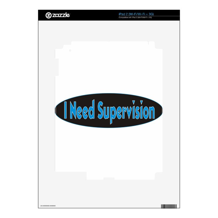 I need Supervision Design Decals For iPad 2