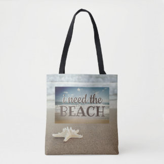 I Need the Beach Tote- Tote Bag