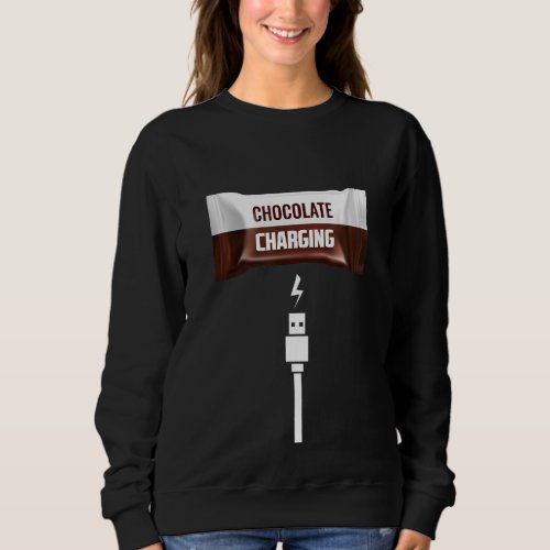 I Need To Charge Chocolate Graphic Tees  Cool Des