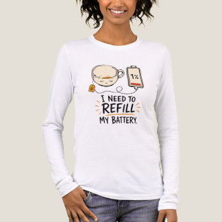 I Need to Refill My Battery (Tea) - Tri-Blend Shirt