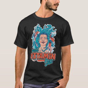 I Need Vitamin Sea Ocean Wave Koi Fish Summer T-Shirt