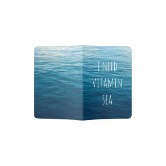 I NEED VITAMIN SEA - Passport holder. Passport Holder