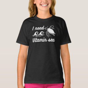 I Need Vitamin Sea Turtle T-Shirt