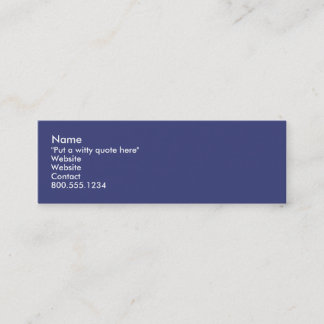 I ♥ Nerds Mini Business Card