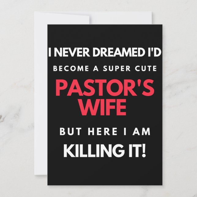 I Never Dreamed I'd Become A Super Cute Thank You Card (Front)