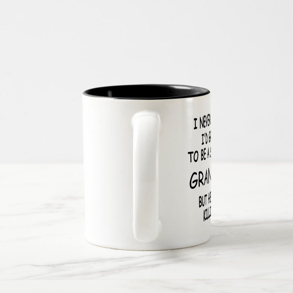 Discover I Never Dreamed I'd Grow Up To Be A Cool Grandson Two-Tone Coffee Mug