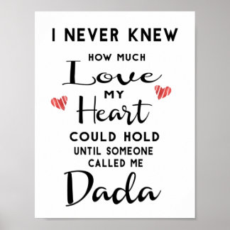 I Never Knew How Much Love My Heart Could Hold Poster