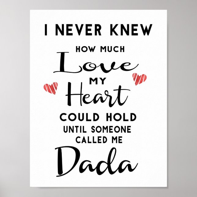 I Never Knew How Much Love My Heart Could Hold Poster (Front)