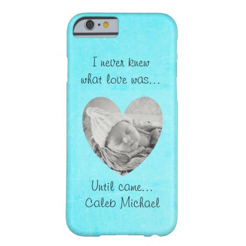 I Never Knew What Love Was Turquoise Cell Case