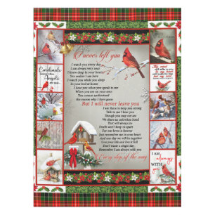 I Never Left You Christmas Cardinal Nice Gift Tablecloth