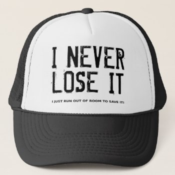 I Never Lose It Dirt Bike Motocross Cap Hat Funny by allanGEE at Zazzle