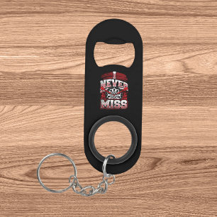 I Never Miss - Dart Player Keychain Bottle Opener