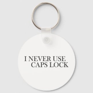 I never use caps lock keychain