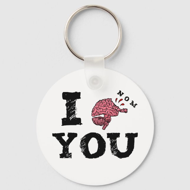 I Nom You Keychain (Front)