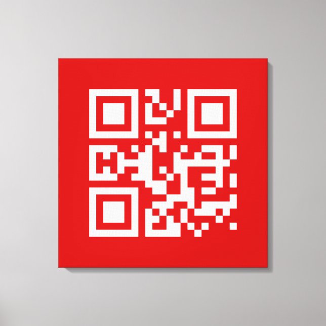 I❤NY -- QR Code Canvas Print (Front)