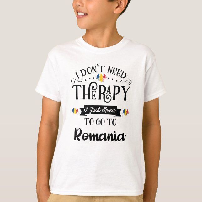 I Of Which Need Therapy I Just Need To Go To Roman T-Shirt (Front)