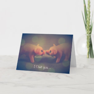 I Oink you - Valentine's Day Holiday Card