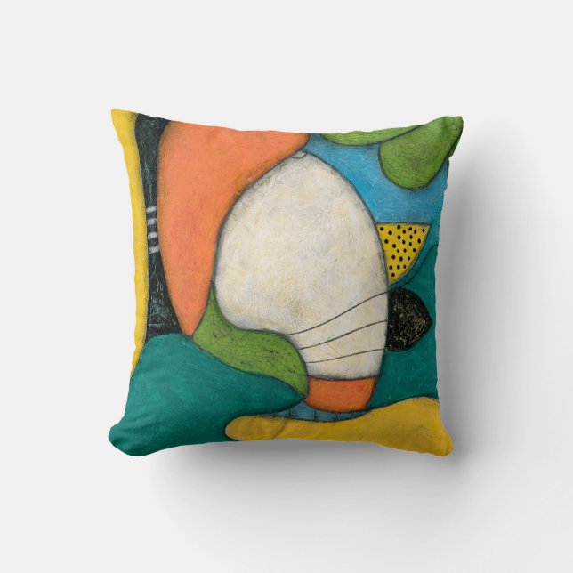 I Once Lived In Tortola Throw Pillow (Front)