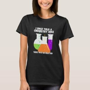 I Once Told A Chemistry Joke Meme Chemist Humor T-Shirt
