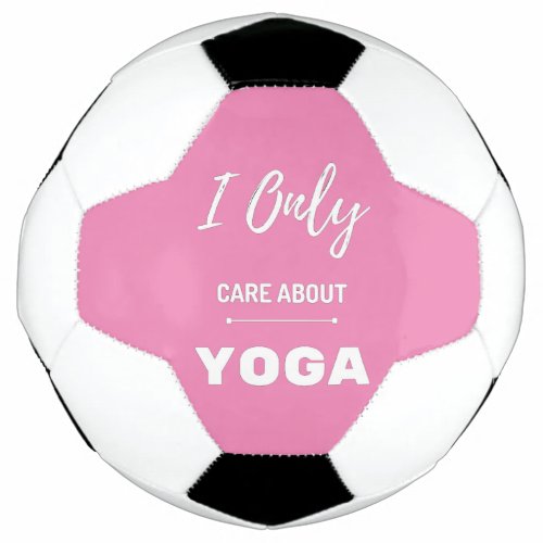 I Only Care About Yoga T_Shirt Baby Blanket Throw  Soccer Ball