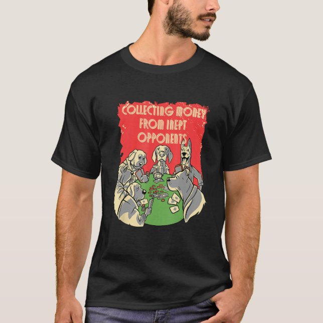 I Only Fear the River Card Poker  Card Game Humor T-Shirt (Front)