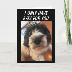 I ONLY HAVE EYES "FOR YOU" ANNIVERSARY  CARD
