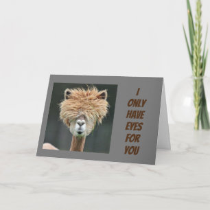 "I ONLY HAVE EYES FOR YOU" OUR ANNIVERSARY CARD